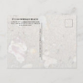 Ft. Lauderdale Beach Sand Close-Up, Florida, Veren Briefkaart (Achterkant)