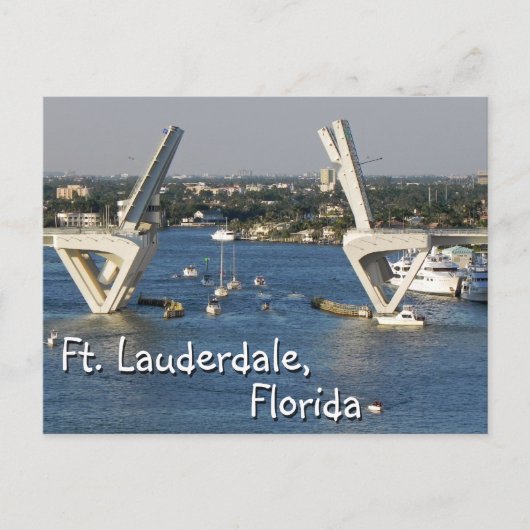 Ft. Lauderdale Briefkaart (Voorkant)