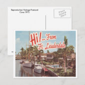 Ft. Lauderdale Briefkaart (Voorkant / Achterkant)