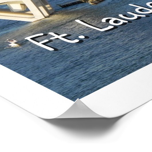 Ft Lauderdale, Florida Poster (Hoek)