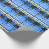 Ft Lauderdale Florida Sand Beach & Palm Trees Cadeaupapier (Hoek)