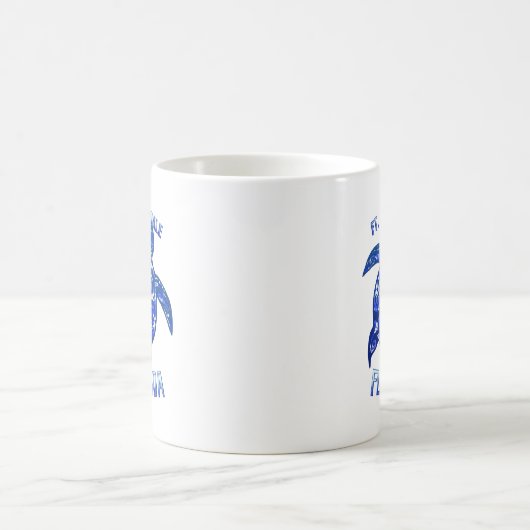 Ft Lauderdale Florida Vacation Tribal Turtle Koffiemok (Center)