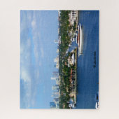 Ft Lauderdale Intrakustwaterweg Skyline Yacht Legpuzzel (Verticaal)