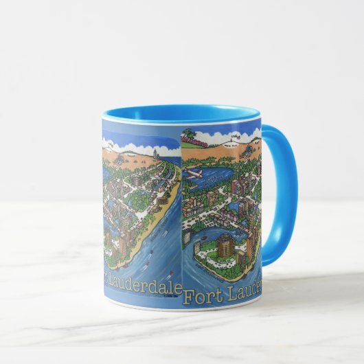 Ft Lauderdale Mok (Voorkant rechts)