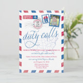 Ft Myers Florida Luchtpost Militaire Verhuizing Aankondiging (Staand voorkant)