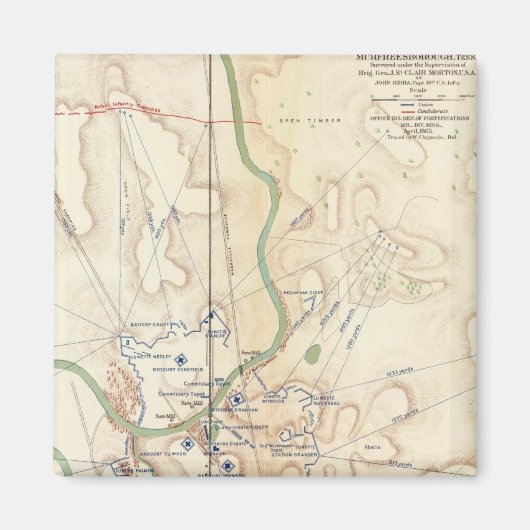 Ft Rosecrans, Tenn Magneet (Voorkant)