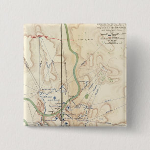 Ft Rosecrans, Tenn Vierkante Button 5,1 Cm