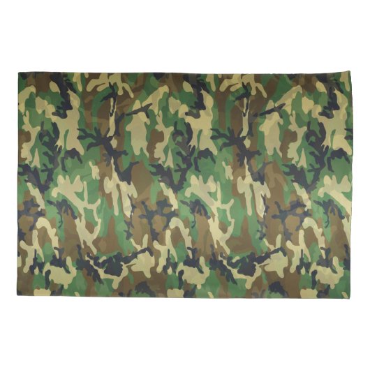 FTA Woodland Camouflage Camo Pattern Hoesje Kussensloop (Achterkant)