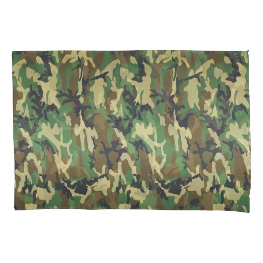 FTA Woodland Camouflage Camo Pattern Hoesje Kussensloop (Voorkant)