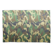 FTA Woodland Camouflage Camo Pattern Kussensloop (Voorkant)