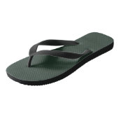 Ftaalgroene vaste platte kleur teenslippers (Schuin)