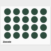 Ftalo Groene Stevige Kleur Ronde Sticker (Vel)