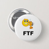 FTF eerste om Geocaching Swag Pin te vinden Ronde Button 5,7 Cm (Voorkant /achterkant)
