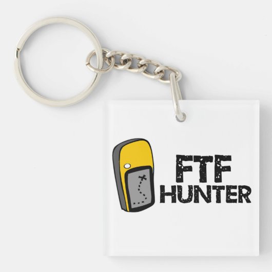 FTF Hunter Geocaching Sleutelhanger (voorkant)