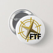 FTF met kompas Ronde Button 5,7 Cm (Voorkant /achterkant)