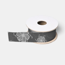 FTF Monochrome Grosgrain Lint in Donkergrijze Tint