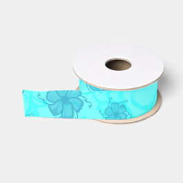 FTF Monochrome Grosgrain Lint in Tealblauw