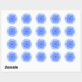 FTF monochrome stickers in blauw (Vel)
