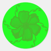 FTF monochrome stickers in groen (Voorkant)