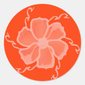 FTF monochrome stickers in oranje (Voorkant)