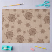 FTF Monochrome Tissuepapier in aardetinten (Craft)