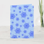 FTF Monochroom 5x7 blanco kaart in blauw (Voorkant)
