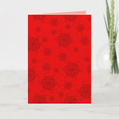 FTF Monochroom 5x7 blanco kaart in rood (Voorkant)
