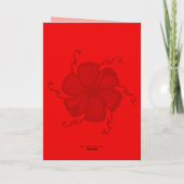 FTF Monochroom 5x7 blanco kaart in rood (Achterkant)