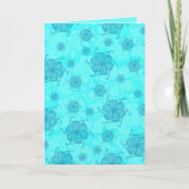 FTF Monochroom 5x7 blanco kaart in Teal (Voorkant)