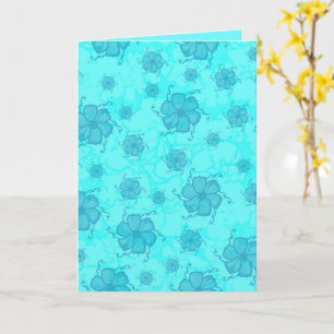 FTF Monochroom 5x7 blanco kaart in Teal