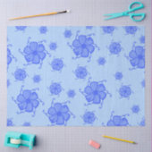 FTF Monochroom Tissuepapier in Blauw (Craft)