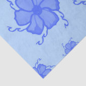 FTF Monochroom Tissuepapier in Blauw (Detail)