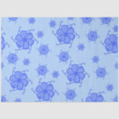 FTF Monochroom Tissuepapier in Blauw (Voorkant)