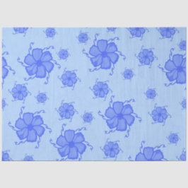 FTF Monochroom Tissuepapier in Blauw