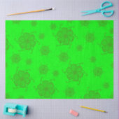 FTF Monochroom tissuepapier in groen (Craft)