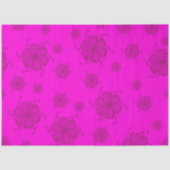 FTF Monochroom Tissuepapier in Hot Pink (Voorkant)
