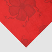 FTF Monochroom Tissuepapier in Rood (Detail)