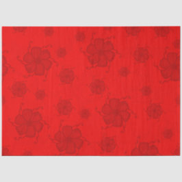 FTF Monochroom Tissuepapier in Rood