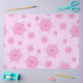 FTF Monochroom Tissuepapier in Roze (Craft)