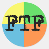 FTF RONDE STICKER (Voorkant)