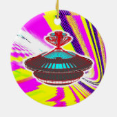 FTL Spaceship Keramisch Ornament (Achterkant)