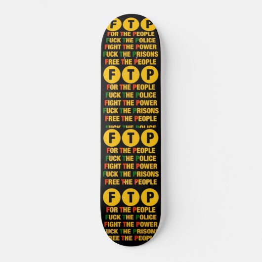 FTP-skateboard Persoonlijk Skateboard (Voorkant)