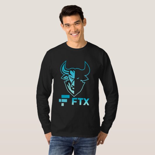 FTX US Cryptocurrency FTX munt token T-shirt (Voorkant volledig)