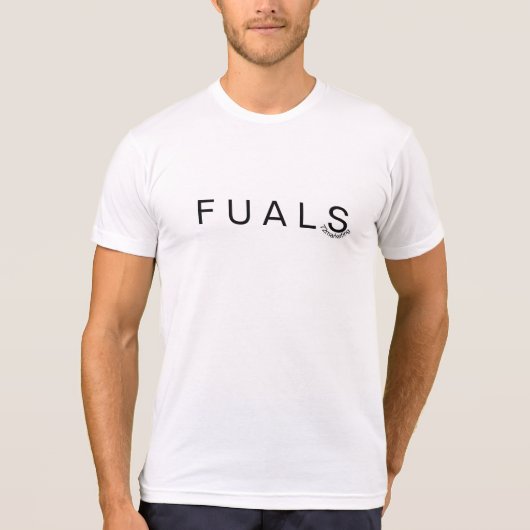 FU ALS U ALS Mannen Neon shirt (Voorkant)