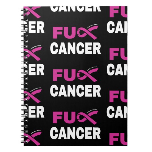 FU CANCER... Borstkanker Notitieboek (Voorkant)
