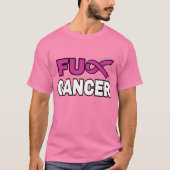 FU CANCER... Borstkanker T-shirt (Voorkant)