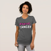 FU CANCER... Borstkanker T-shirt (Voorkant volledig)