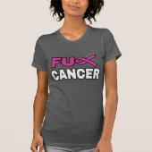 FU CANCER... Borstkanker T-shirt (Voorkant)