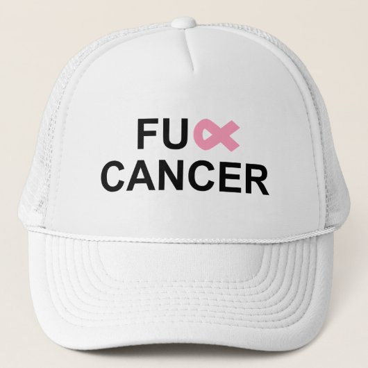 FU** Cancer Pink Breast Cancer pet (Voorkant)