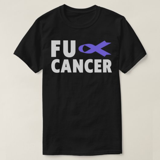 Fu Cancer T Fu Esophageal Cancer Awareness Pullo T-shirt (Design voorkant)